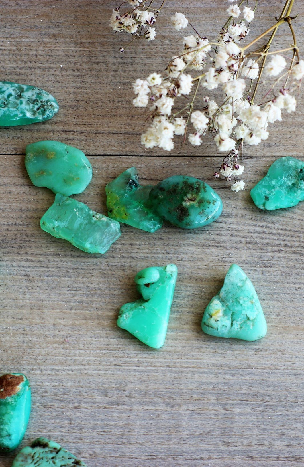 Chrysoprase (Green) Tumbled Stone